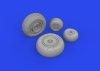 Eduard 648927 Mi-4 wheels Trumpeter 1/48